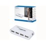 Logilink USB 2.0 Hub 4-Port - Hub - 4 x Hi-Speed USB, Aktiv, Weiß