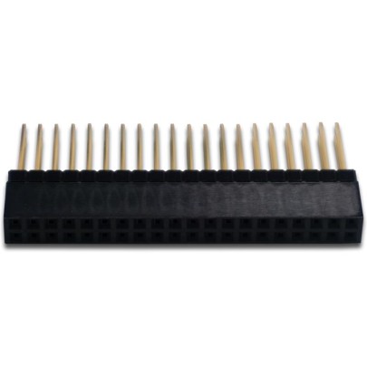 40 poliger GPIO Steckverbinder, durchsteck- und stapelbar