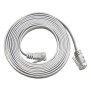 CAT6 Flach-Patchkabel U/UTP 2 Meter - Weiß