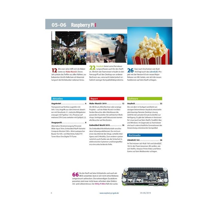 Raspberry Pi Geek - Ausgabe 05-06/2019