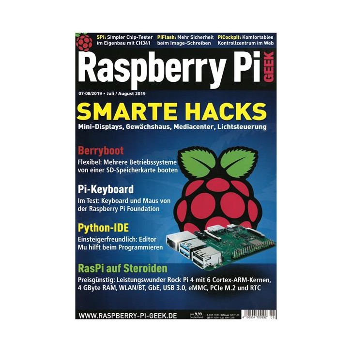 Raspberry Pi Geek - Ausgabe 07-08/2019