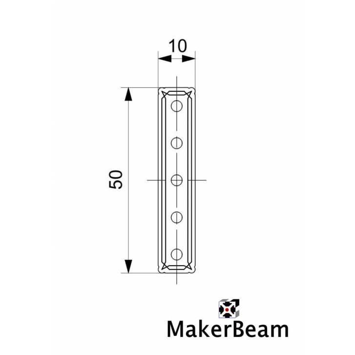 MakerBeam Profilverbinder 12 Stk.