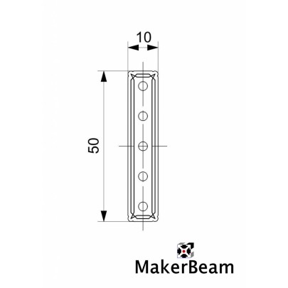 MakerBeam Profilverbinder 12 Stk.