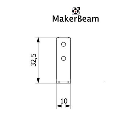 MakerBeam Eckverbinder 12 Stk.