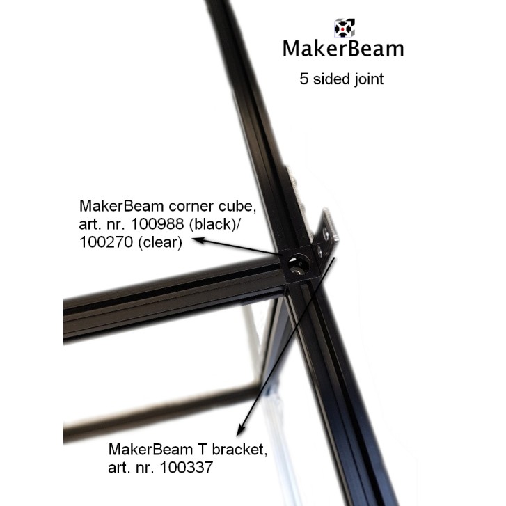 MakerBeam T - Verbinder 12 Stk.