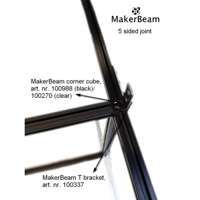 MakerBeam T - Verbinder 12 Stk.