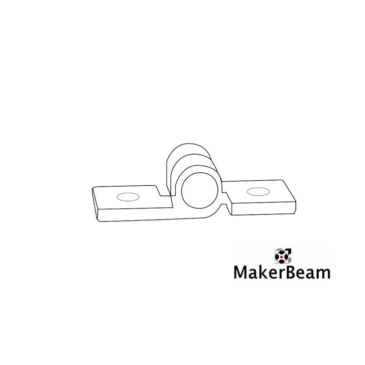 Scharniere für MakerBeam Prototyp 8 Stk.