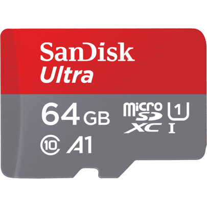 Sandisk microSDHC UHS-I 64GB  Class10 mit Raspberry Pi OS