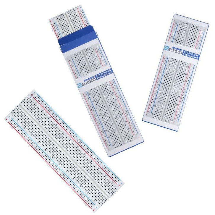 ELEGOO 3er Set 830 Pin Breadboard