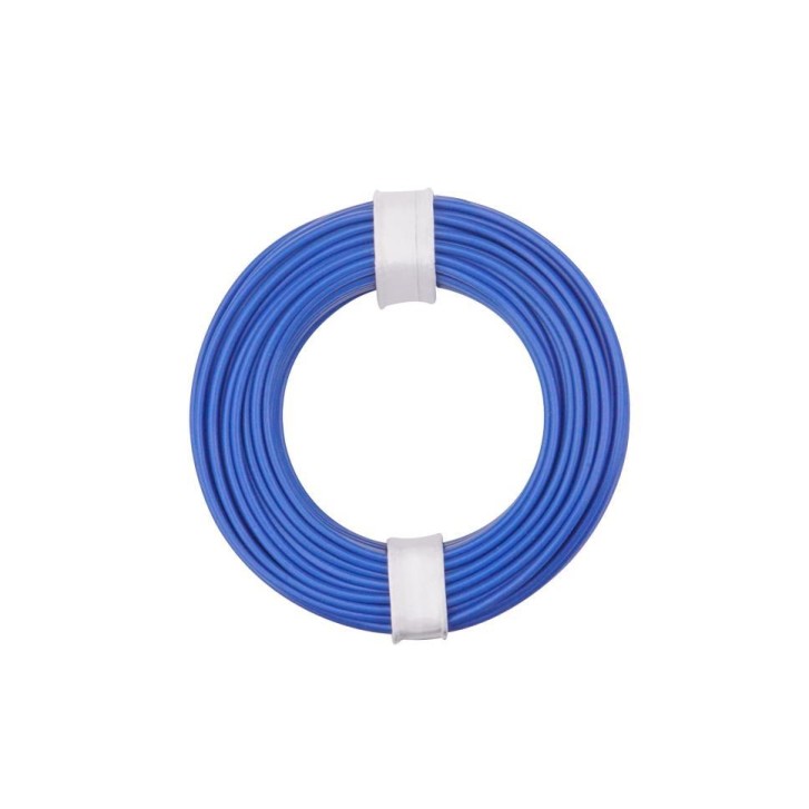 Kupferschalt Litze  0,25 mm² / 10 m / blau