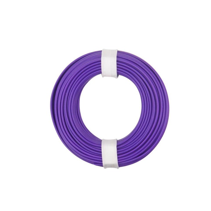 Kupferschalt Litze  0,25 mm² / 10 m / violett