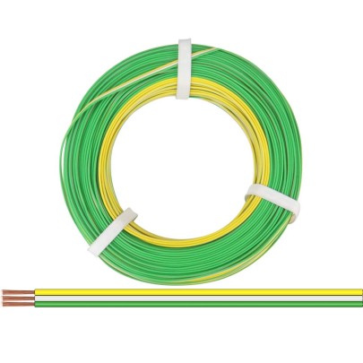 Drillingslitze 0,14 mm² / 50 m gelb-weiss-grün