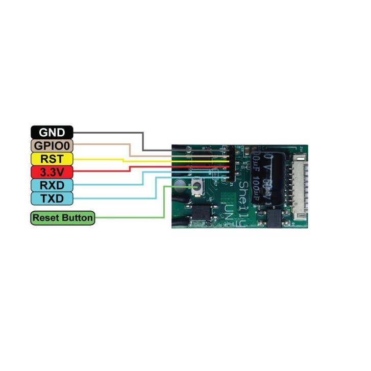 Shelly Uni WLAN Schaltaktor 100mA Universalmodul