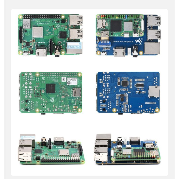 Raspberry Pi Zero 2W - RPi3 B Adapter