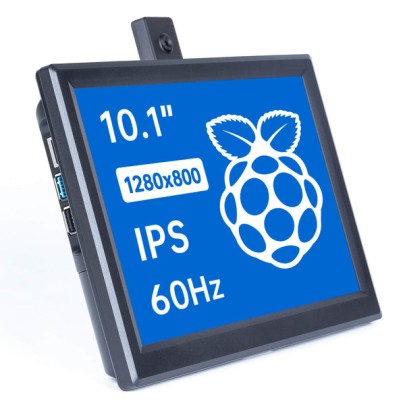 10.1 Raspberry Pi 4B LCD IPS tragbares Display...