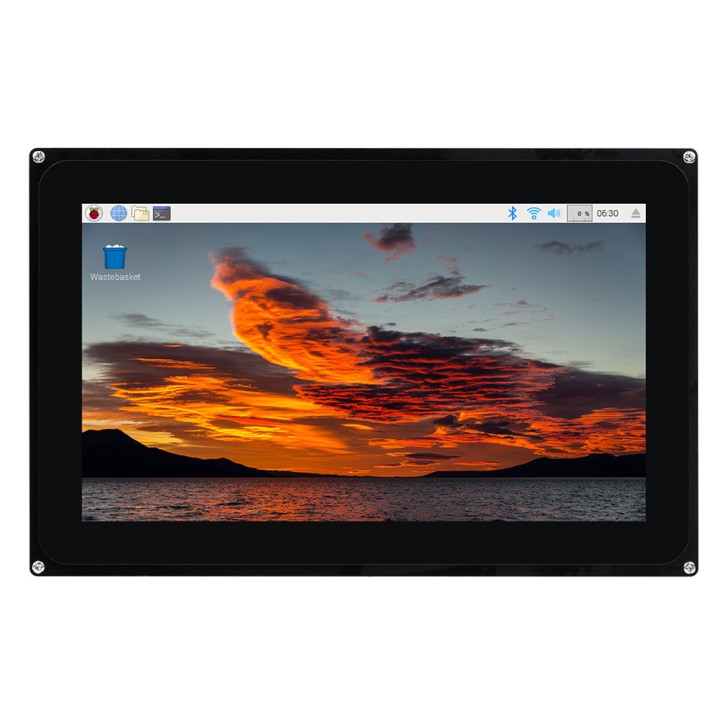 10,1 Zoll kapazitiver Touchscreen LCD mit Gehäuse, 1024×600, HDMI 22789