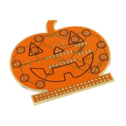 Halloween Kürbis Pi Lötset für Raspberry Pi (555 Timer)