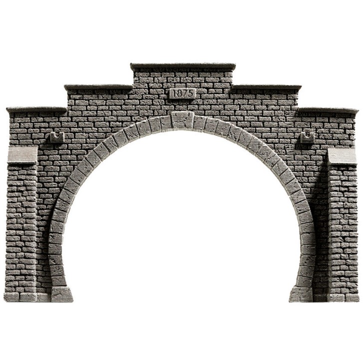 NOCH 34852 Tunnel-Portal 2-gleisig, 12,3 x 8,5 cm