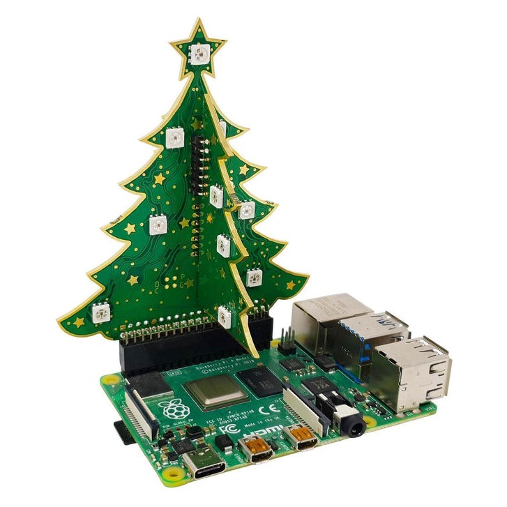 3D RGB Weihnachtsbaum für Raspberry Pi