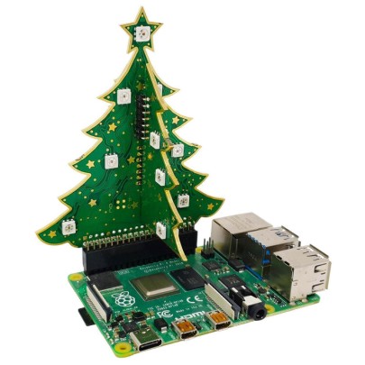 3D RGB Weihnachtsbaum für Raspberry Pi