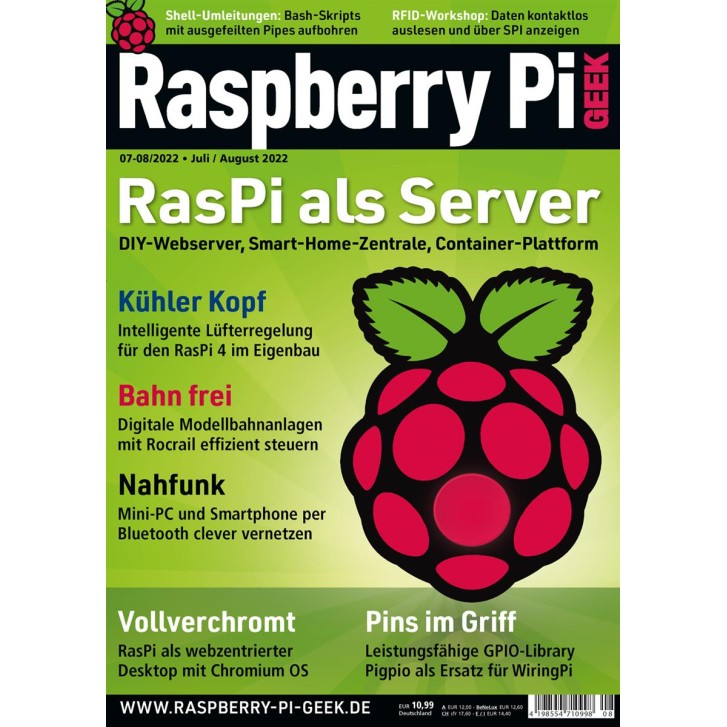 Raspberry Pi Geek - Ausgabe 07-08/2022