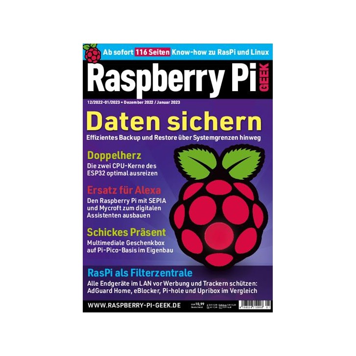 Raspberry Pi Geek - Ausgabe 12/22 - 01/23