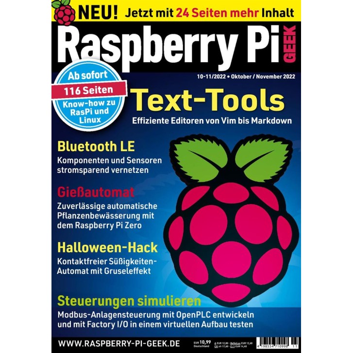 Raspberry Pi Geek - Ausgabe 10/22 - 11/22