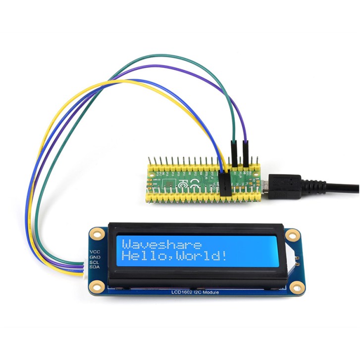 LCD1602 I2C Display 16x2 Zeichen 3,3V/5V