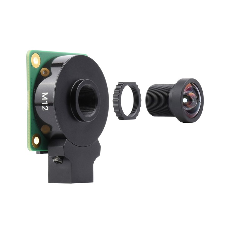 M12 Hochauflösendes Objektiv, 12MP, 113° FOV, 2.7mm Brennweite für Raspberry Pi