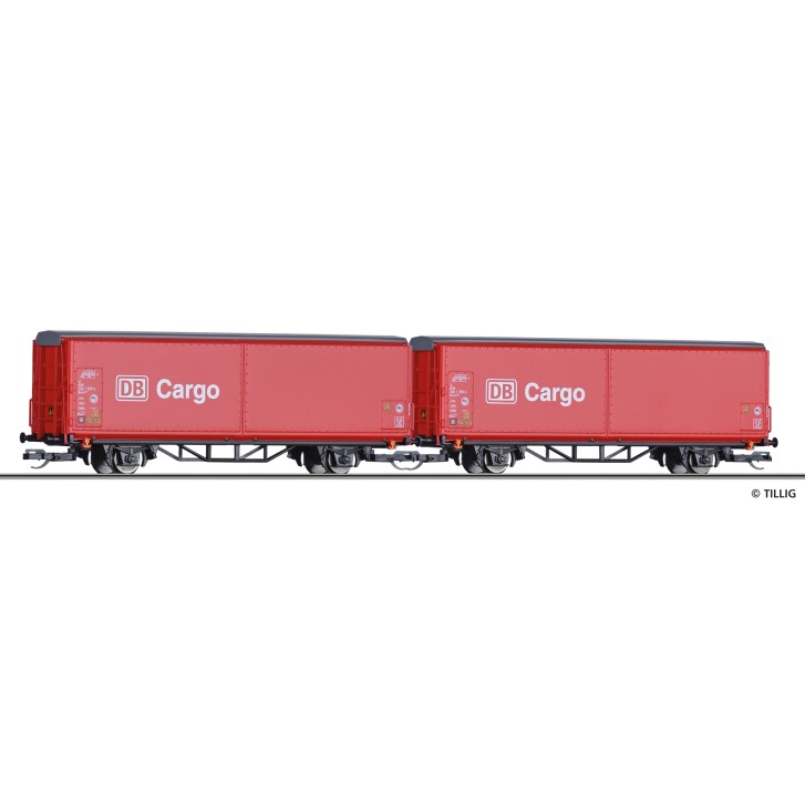 Tillig 1028 Schiebewandwagen-Einheit der DB Cargo