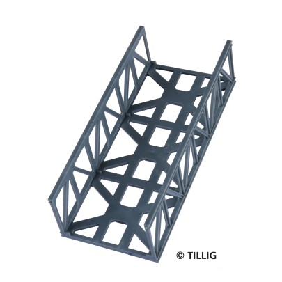 Tillig 7130 Gitterbrücke ohne Gleis, 114 mm lang