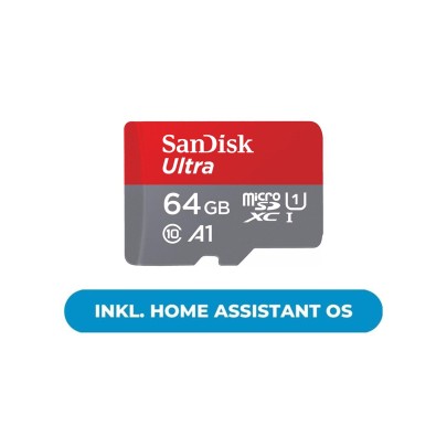 Sandisk microSDHC UHS-I 64GB Class10 mit Home Assistant OS