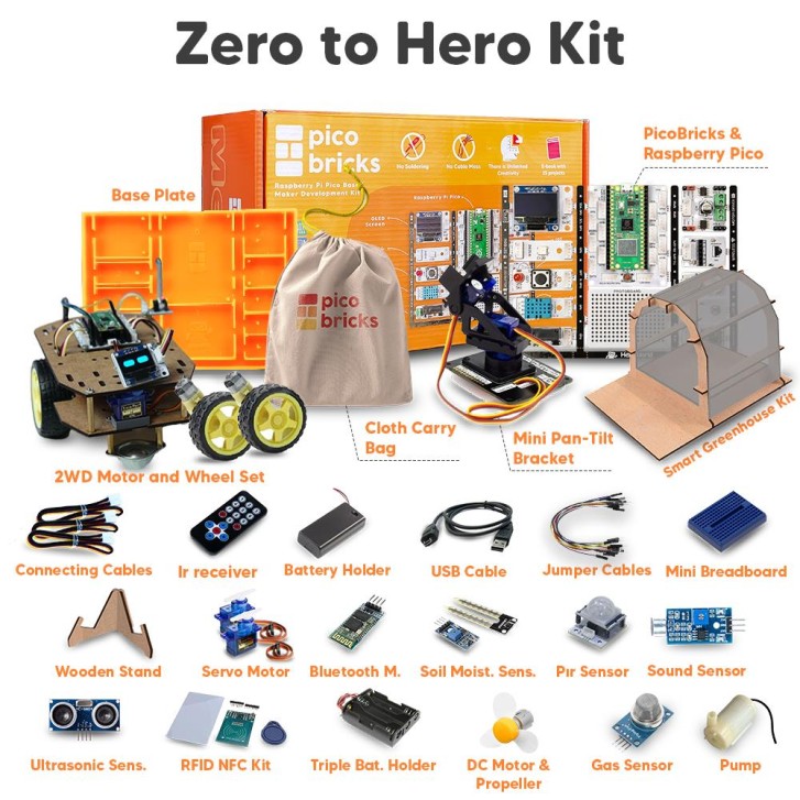 PicoBricks Zero to Hero Kit