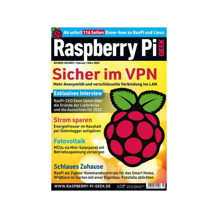 Raspberry Pi Geek - Ausgabe 02/23 - 03/23