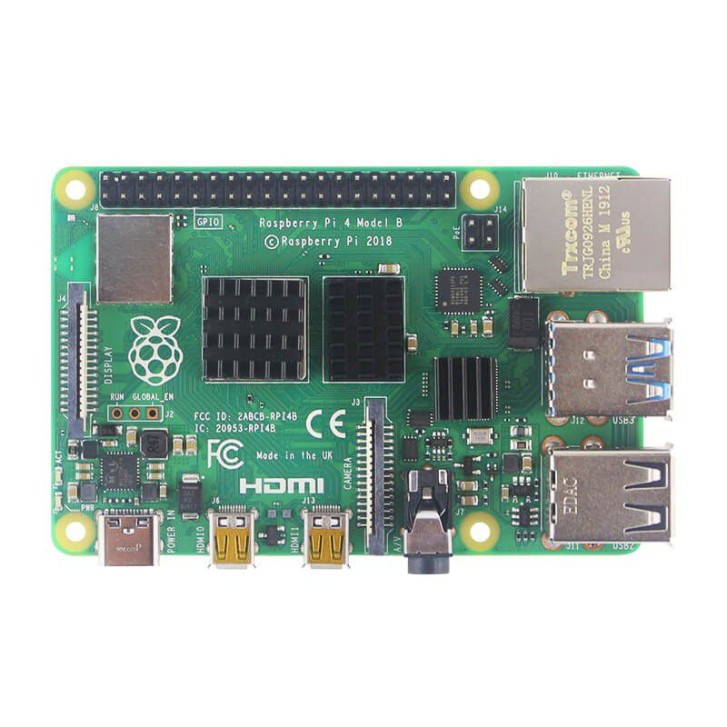 Raspberry Pi 4 Kühlkörper Set (3 Stk.) schwarz