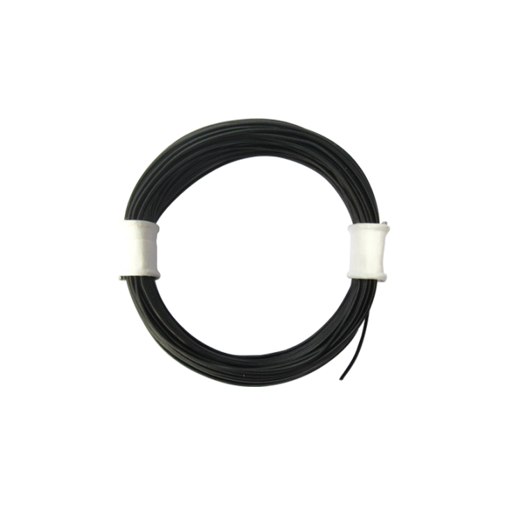 Schönwitz 50924 10 Meter Ring Miniaturkabel Litze flexibel LIVY 0,04mm² schwarz