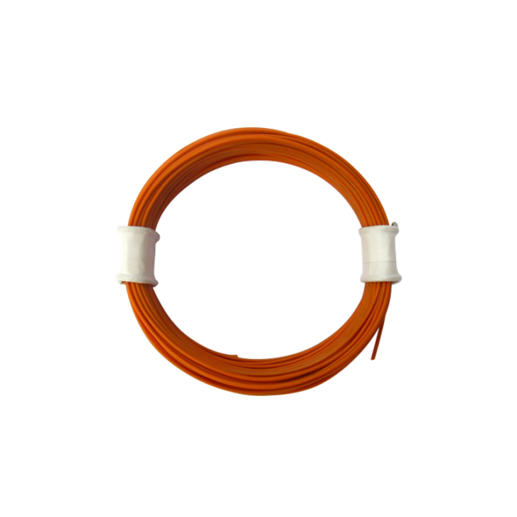 Schönwitz 50930 10 Meter Ring Miniaturkabel Litze flexibel LIVY 0,04mm² orange