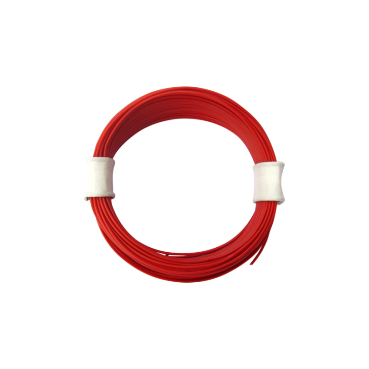 Schönwitz 50332 10 Meter Ring Miniaturkabel Litze hochflexibel LIFY 0,04mm² rot