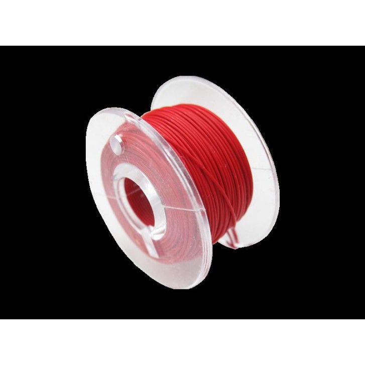 Schönwitz 50937 10 Meter Spule Mikrokabel Litze flexibel FEP 0,014mm² rot