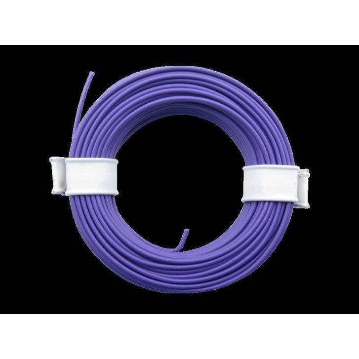 Schönwitz 50960 10 Meter Ring Miniaturkabel Litze flexibel LIY 0,14mm² lila violett