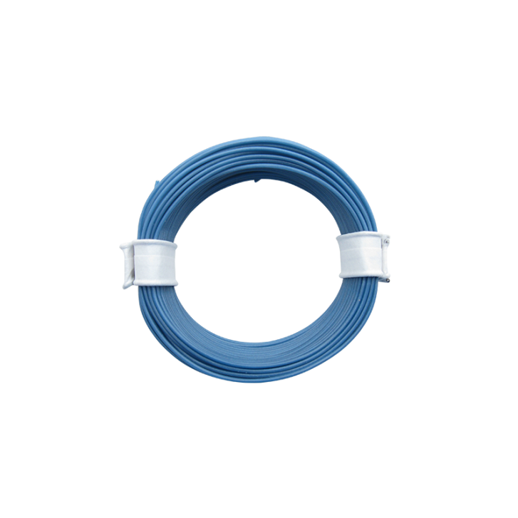 Schönwitz 51007 10 Meter Ring Miniaturkabel Litze LIFY 0,05mm² blau