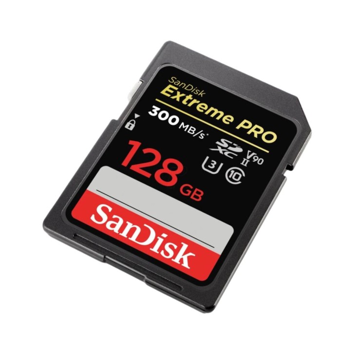 SanDisk SDXC Extreme Pro 128GB 300MB/s V90 UHS II