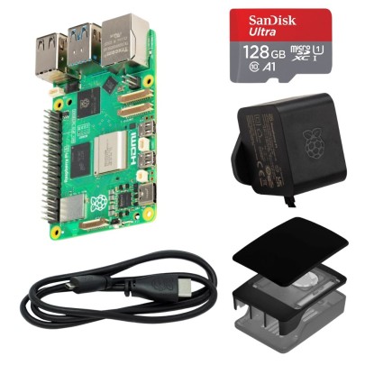 Raspberry Pi5 Bundle 4 GB RAM grau/schwarz