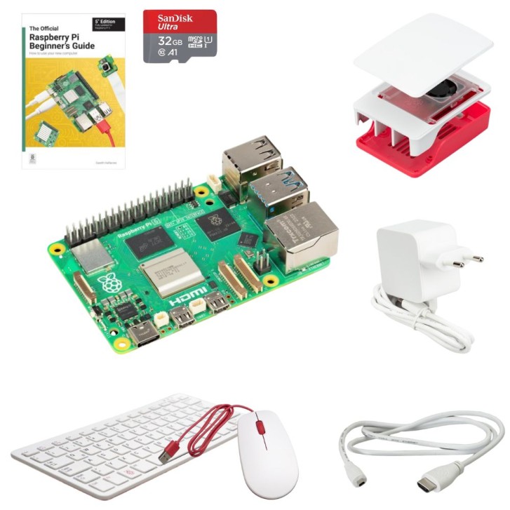 Raspberry Pi5 mit 4GB RAM offizielles Dektop Kit