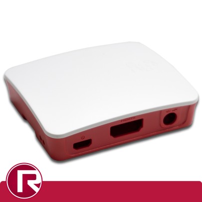 Raspberry Pi 3 offizielles Gehäuse Rot Weiß